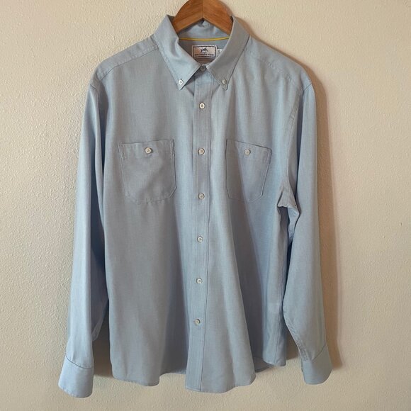 Southern Tide‎ Blue Performance Long Sleeve Button Down Size Large - Picture 2 of 10